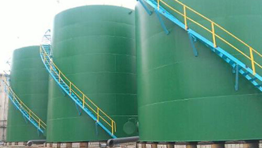 聚脲防腐噴涂材料(聚脲噴涂機)在化工儲罐中的應用-京華邦威